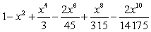 <strong>Which of the following is a Maclaurin polynomial of ?</strong> A) B) C) D) E)