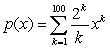 Let . What is the coefficient of in the sixth Maclaurin polynomial for ?