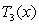 The Taylor polynomial   of   about   is: