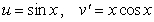 <strong>To evaluate the integral using integration by parts, the convenient choice is :</strong> A) . B) . C) . D) . E) .