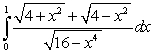 Evaluate the integral .