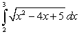 Evaluate the integral .