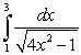 Calculate the following integral in terms of inverse hyperbolic functions.