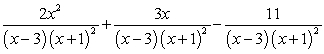 <strong>The partial fraction decomposition of is:</strong> A) . B) . C) . D) . E) .