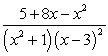 <strong>The partial fraction decomposition of is:</strong> A) . B) . C) . D) . E) .