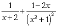 <strong>The partial fraction decomposition of is:</strong> A) . B) . C) . D) . E) .