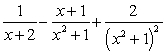 <strong>The partial fraction decomposition of is:</strong> A) . B) . C) . D) . E) .