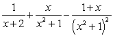 <strong>The partial fraction decomposition of is:</strong> A) . B) . C) . D) . E) .