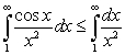 <strong>To show that converges, we should use:</strong> A) the Comparison Test and . B) the Comparison Test and . C) evaluation of the integral. D) No method can be used since the function is not non-negative. E) none of the above.