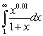 <strong>Which of the following integrals converges?</strong> A) B) C) D) E) none of the above.