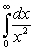 <strong>The integral :</strong> A) diverges since the power of is not less than 1. B) converges since the power of is greater than 1. C) diverges since . D) converges since . E) none of the above