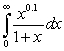 <strong>Which of the following integrals converges?</strong> A) B) C) D) E)