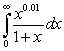 <strong>Which of the following integrals converges?</strong> A) B) C) D) E)