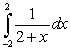 Compute the integral ..