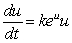 <strong>Consider the Gompertz differential equation . Define the function by . The differential equation for is,</strong> A) B) C) D) E)