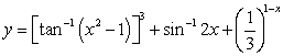 The derivative of   is: