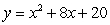 Find the area of the region bounded by the graphs of the functions and .