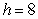 Find the volume of the solid shown in the figure if the radius of the upper circle is , the radius of the bottom circle is and the height of the solid is .