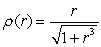 Calculate the population within a 2-mile radius of a city center if the radial population density is thousands per square mile.