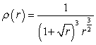 Calculate the population within a 4-mile radius of a city center if the radial population density is thousands per square mile.