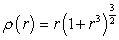 Calculate the population within a 2-mile radius of a city center if the radial population density is thousands per square mile.