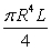 <strong>A solid circular cylinder of radius and length whose density is the square of the distance from the axis of symmetry has the following mass:</strong> A) . B) . C) . D) . E) .