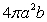 <strong>The volume of the solid obtained by rotating the ellipse about the y-axis is </strong> A) B) C) D) E) none of the above.