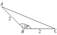 Find the volume generated by revolving the triangle shown in the figure about side .