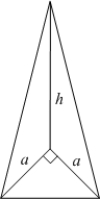 <strong>Find the work required to build a pyramid of height , whose base is an isosceles right triangle with a leg length of . The pyramid will be built with stones of density . </strong> A) B) C) D) E)