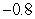 Compute and over using the following values. 1.2 .75 .4 2.5