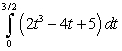 Evaluate the integral .