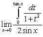 <strong>Evaluate the following limits using L'Hopital's Rule and the Fundamental Theorem of Calculus, Part II:</strong> A) B) C)