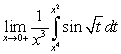 <strong>Evaluate the following limits using L'Hopital's Rule and the Fundamental Theorem of Calculus, Part II:</strong> A) B) C)