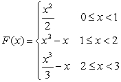 <strong>Let Which of the following functions is the cumulative area function of on </strong> A) B) C) D) E) None of the above.