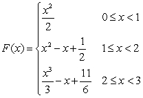 <strong>Let Which of the following functions is the cumulative area function of on </strong> A) B) C) D) E) None of the above.
