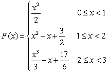 <strong>Let Which of the following functions is the cumulative area function of on </strong> A) B) C) D) E) None of the above.