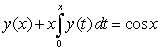 <strong>Let be a twice differentiable function. The integral equation can be written as the following initial value problem:</strong> A) B) C) D) E)