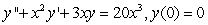 <strong>Let be a twice differentiable function. The integral equation can be rewritten as the following initial value problem:</strong> A) B) C) D) E) None of the above.