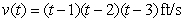 <strong>The velocity of a particle is . </strong> A) Find the displacement over the intervals , and . B) Find the total distance traveled over .