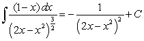 <strong>The substitution leads to which integration formula below?</strong> A) B) C) D) E)
