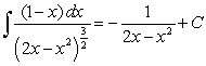 <strong>The substitution leads to which integration formula below?</strong> A) B) C) D) E)