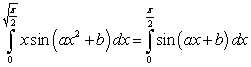 <strong>Which of the following equalities holds for any two constants and b?</strong> A) B) C) D) E)