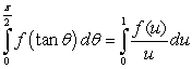 <strong>The substitution and the identity lead to which of the following integration formulas?</strong> A) B) C) D) E)