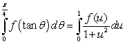 <strong>The substitution and the identity lead to which of the following integration formulas?</strong> A) B) C) D) E)