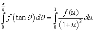 <strong>The substitution and the identity lead to which of the following integration formulas?</strong> A) B) C) D) E)