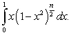 Use the substitution to evaluate the integral for and find