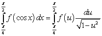<strong>The substitution leads to which integration formula?</strong> A) B) C) D) E) None of the above.