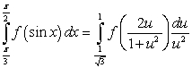 <strong>The substitution and the identity lead to which integration formula?</strong> A) B) C) D) E)