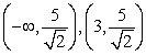 <strong>The increase/decrease intervals of the function are</strong> A) increasing on , and decreasing on . B) increasing on and decreasing on . C) increasing on and decreasing on . D) increasing on and decreasing on . E) None of the above.