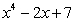 What is the derivative of the function at the point where ?
